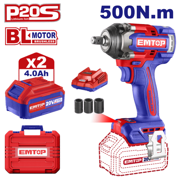 Батериски ударен одвртувач ECIWL2050 Emtop