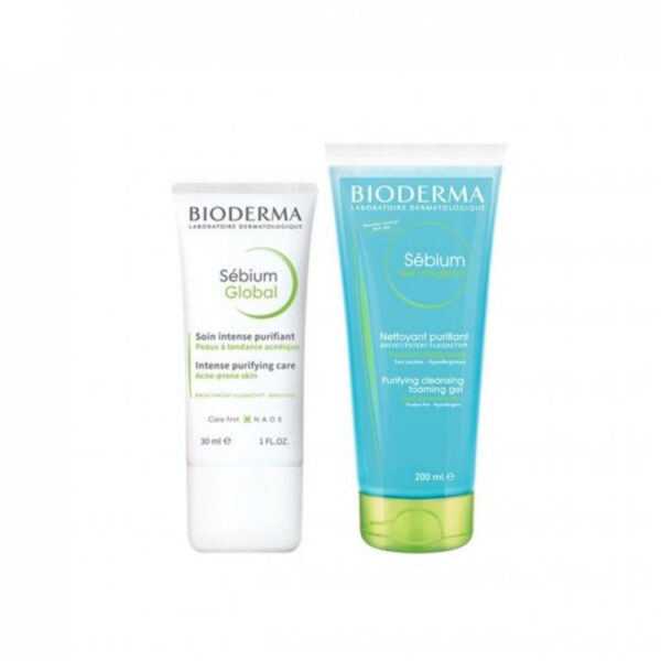 BIODERMA SEBIUM SET GLOBAL 30ML +GEL 200ML