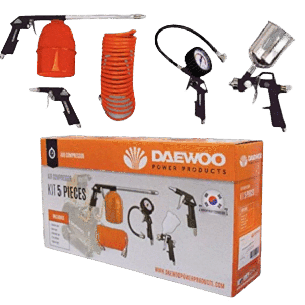 Daewoo 5pcs KIT Сет на пневматски алати (5 парчиња)