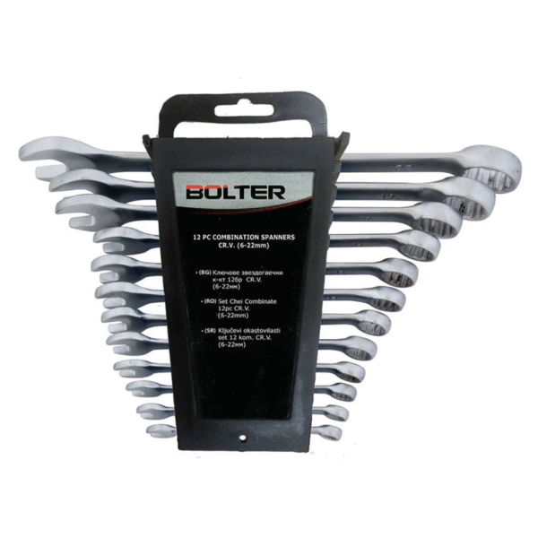 BOLTER LT14735 – Сет обрачести клучеви, матирани, 12 парчиња (10–32 мм)