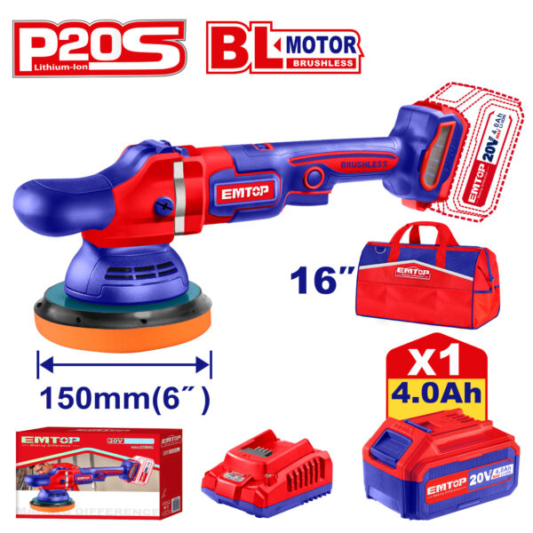 Батериска полирка ELAP20151 Emtop