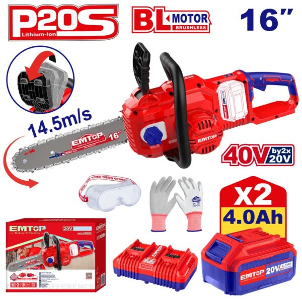 Батериска пила ELGA401682 Emtop