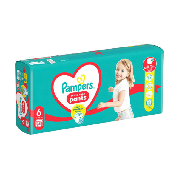 PAMPERS Гаќички за бебиња бр. 6 (13-19 кг), 48 гаќички