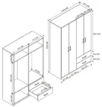 Плакар - гардеробер Nordik - Image 2