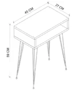 Помошна масичка Неапол - атлантик - Image 2