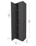 Плакар Мерлин - антрацит - Image 2