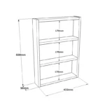 Sидна полица - бела - Image 3