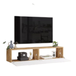 ТВ комода Dora - атлантик / бела - Image 2