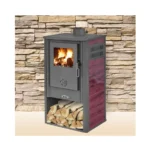 ПЕЧКА НА ДРВА BLIST ATENE S CERAMIC ЦРВЕН - Image 2