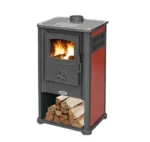 ПЕЧКА НА ДРВА BLIST ATENE G CERAMIC ЦРВЕН