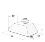 ЦЕЛОСНО ВГРАДЕН АСПИРАТОР GORENJE BHI 611 ES - Image 5