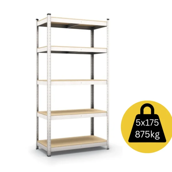 МЕТАЛЕН РАФТ MAX BG3445629 180Х90Х40 5X175КГ МЕТАЛ/МЕДИЈАПАН ПОЦИНКУВАН