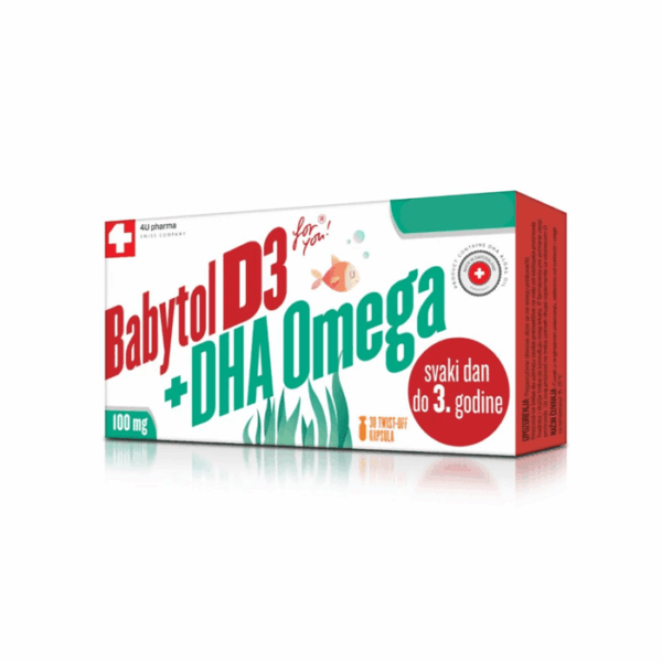 Babytol Д3 + ДХА Омега, 30 капсули