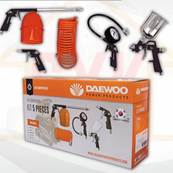 Daewoo 5pcs KIT Сет на пневматски алати (5 парчиња)