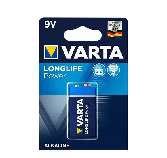АЛКАЛНА БАТЕРИЈА VARTA LONGLIFE POWER 1x9V