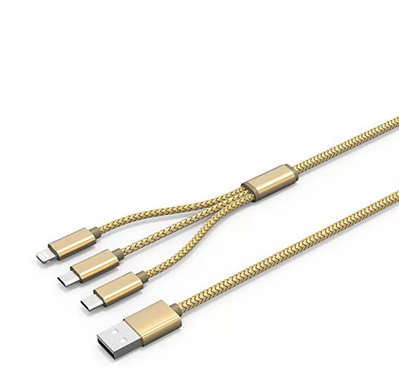 USB КАБЕЛ LDINIO 1-3 TYPE C ANDROID 2 iOS  LC85