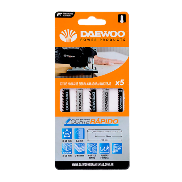 Daewoo DWKIT5JS Сет пили за дрво 5 k.