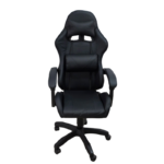 Гејмерски стол Apollo – црн (со перници за врат и половина)