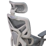 Менаџерски стол Ergonic – сив (со потпирач за нозе и механизам за релаксација) - Image 7