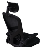 Работен стол Explore – црн (ергономски, мрежа, подеслив лумбален држач) - Image 7