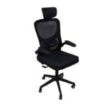 Работен стол Explore – црн (ергономски, мрежа, подеслив лумбален држач) - Image 10