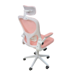 Работен стол Explore – розев (ергономски, мрежа, подеслив лумбален држач) - Image 3