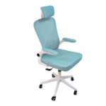 Работен стол Explore – тиркиз (ергономски, мрежа, подеслив лумбален држач)