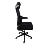 Работен стол Focus – црн (ергономски, мрежа, лумбален држач 34×20 cm) - Image 4