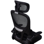 Работен стол Focus – црн (ергономски, мрежа, лумбален држач 34×20 cm) - Image 6