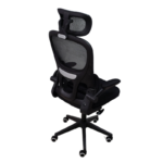 Работен стол Focus – црн (ергономски, мрежа, лумбален држач 34×20 cm) - Image 7