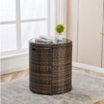 VERANO Компактен bistro сет со 2 столчиња што се вклопуваат + маса 60×60×72 cm - Image 4