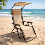 VERANO Zero Gravity релакс лежалка со мини чадор (Sun Shade) - Image 3