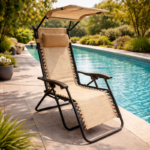 VERANO Zero Gravity релакс лежалка со мини чадор (Sun Shade)