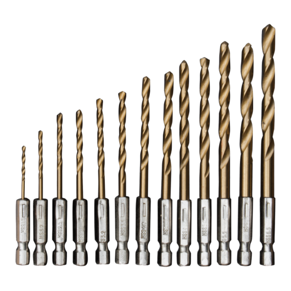 XG53851 13-делен Hex бургија сет HSS