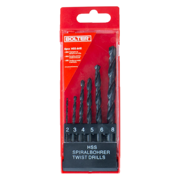 XG53853 6-делен HSS бургија сет