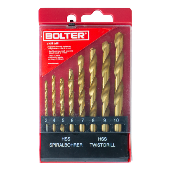 XG53855 8-делен HSS бургија сет