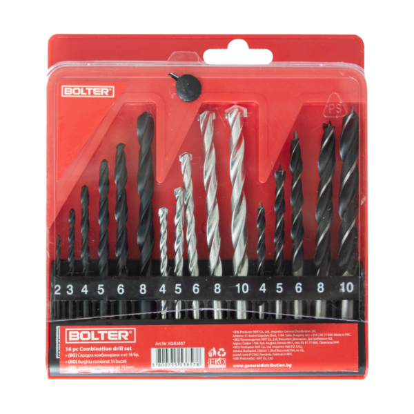 XG53857 16-делен комбиниран сет бургија