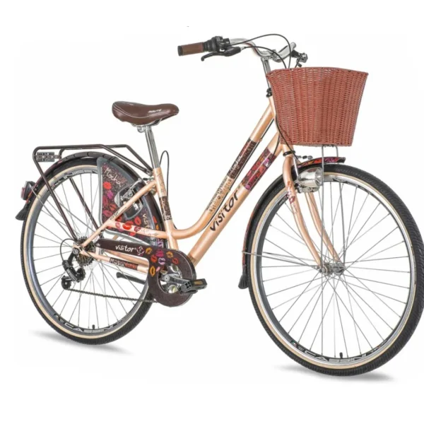 VISITOR Mocha fashion велосипед 28" 6 брзини, V-Brake, 17", бакарно-кафеав