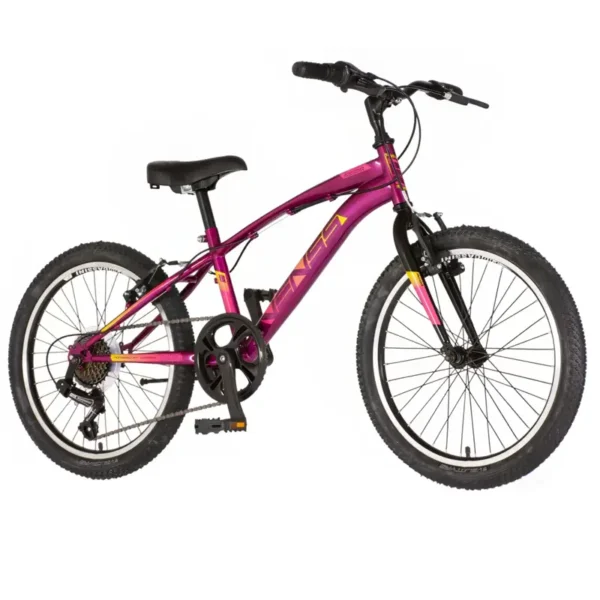 Venssini Arcadia 20” – Детски велосипед бордо-розе (Junior, 6 брзини)