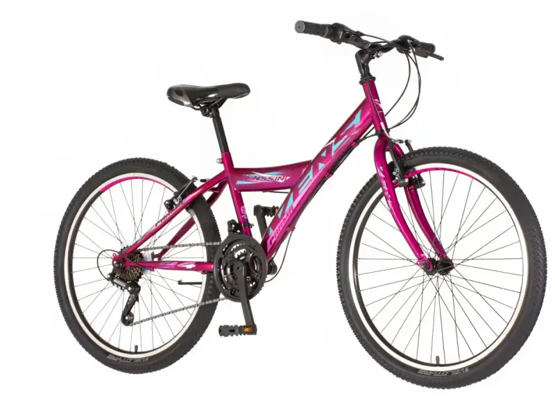 image (19) Venssini Parma 24" – Детски велосипед (виолетово-тиркизен) - Image 1