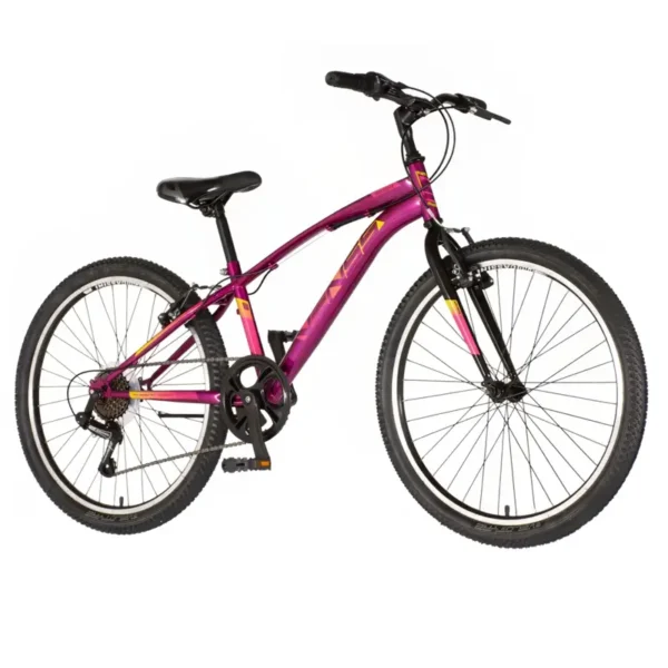 Venssini Arcadia 24” – Junior MTB велосипед (бордо-розе, 6 брзини)