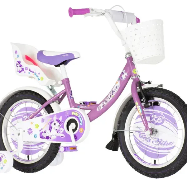 VISITOR Pony 16" детски велосипед 105–125 см виолетов