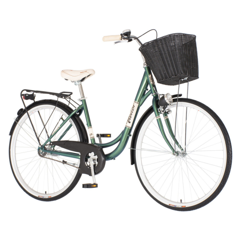 visitor-fashion-gradski-velosiped-28-17-v-brake-kontra-zelen VISITOR fashion градски велосипед 28" 17", V-Brake + контра, зелен - Image 1