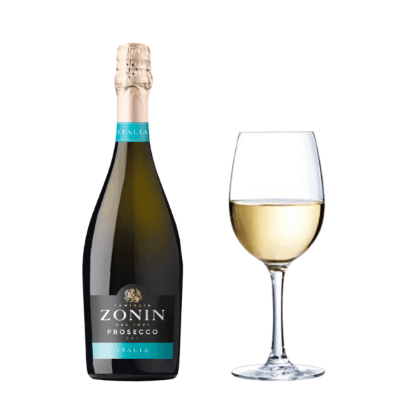 Zonin Prosecco Brut 11% 0.75 lit + подарок Чаша