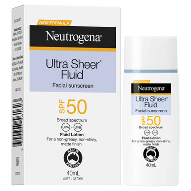 NEUTROGENA ULTRA SHEER FLUID 50ML SPF 50
