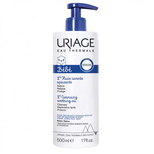 URIAGE Bebe 1st Cleansing soothing oil Xemose 500ml
