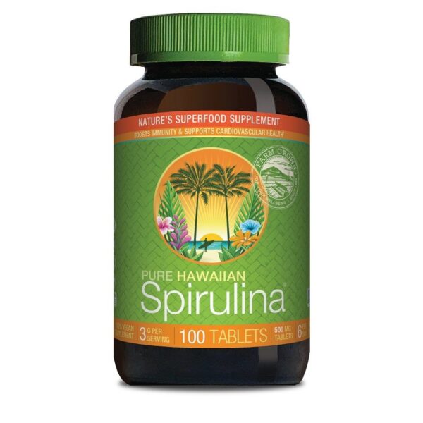 NOW SPIRULINA PACIFIKA 500MG X100 TBL