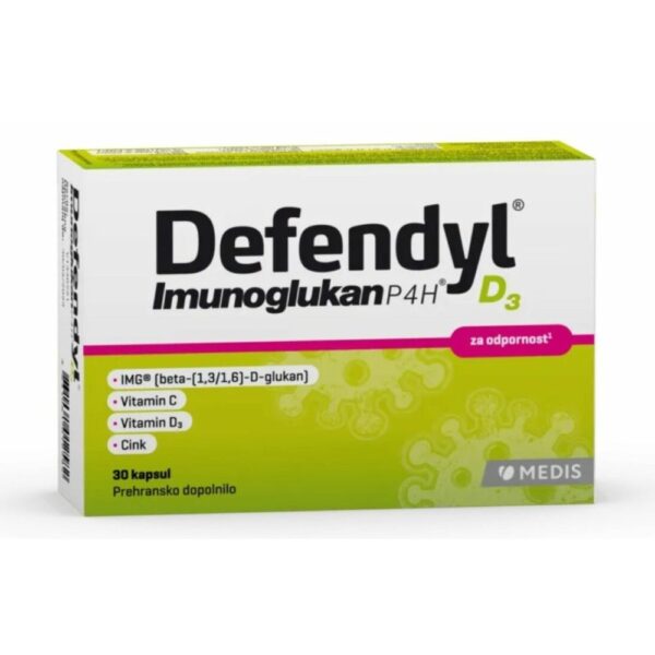 DEFENDYL IMUNOGLUKAN + D3 CAPS.X30