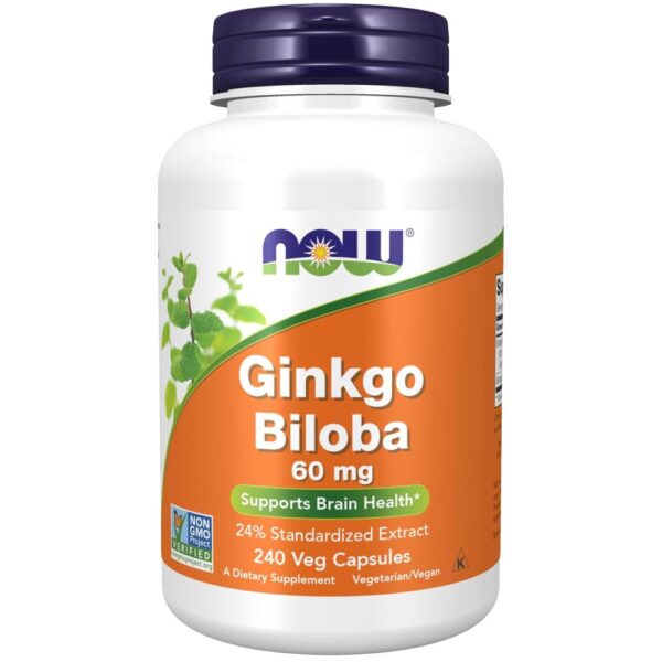 NOW GINKO BILOBA 60MG X 60TBL