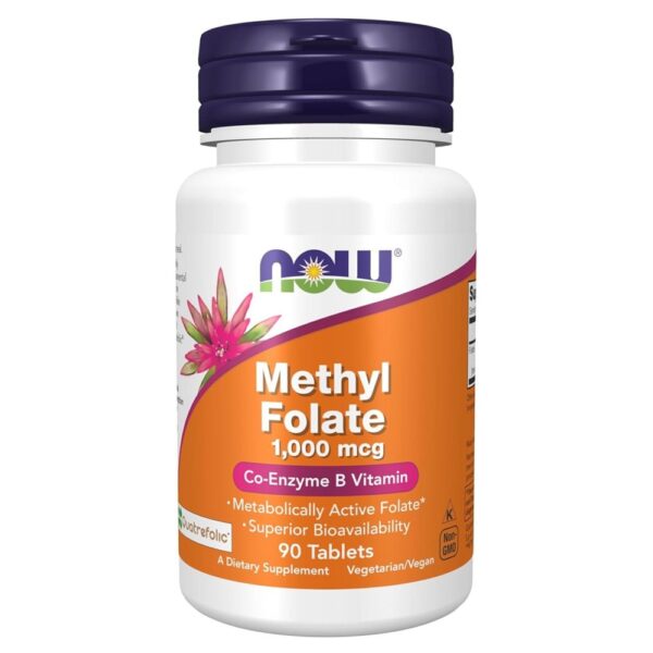 NOW METHYL FOLATE 1000 MCG X 90 TBL.